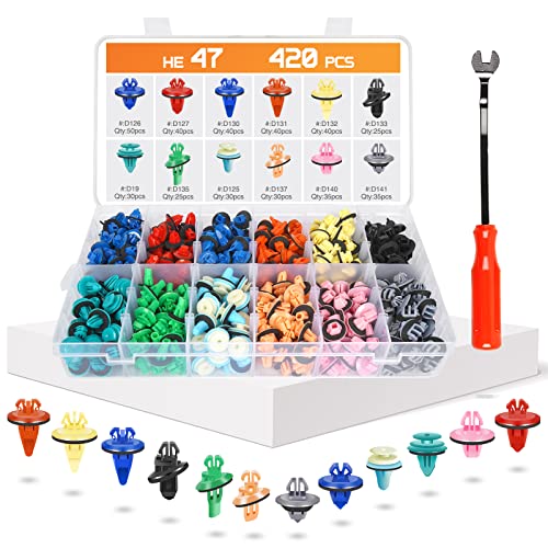 Clips de guardabarros Toyota para mantenimiento de carrocería, kit completo de 421 piezas