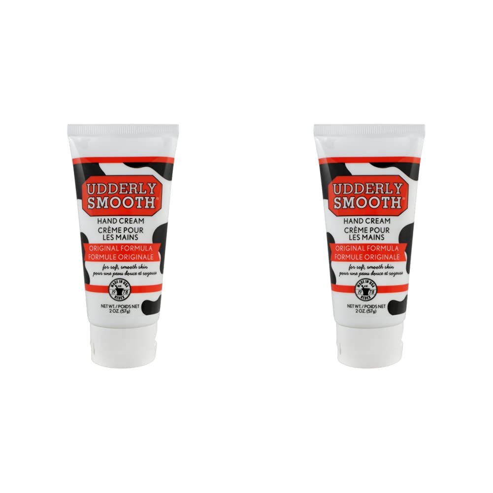 UDDERLY SMOOTH Udder Cream, Skin Moisturizer, 2 Ounce Tube (Pack of 2) Beauty