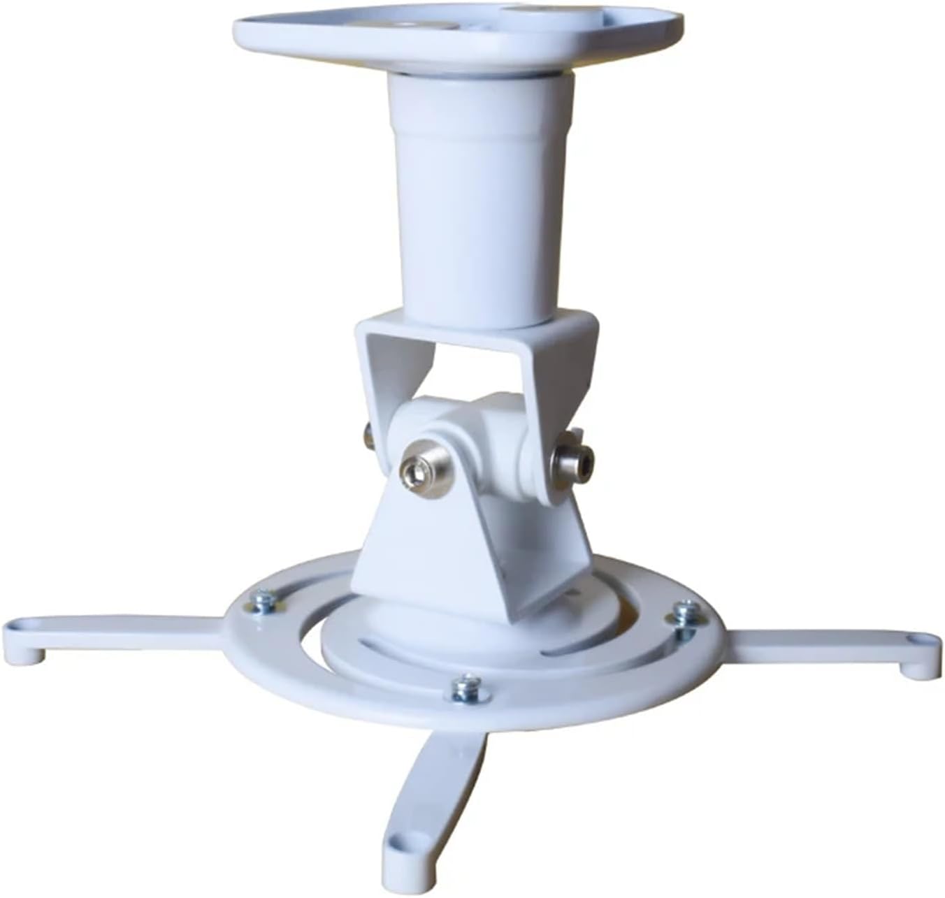 Compatible for Universal Projector Ceiling Mount, Extendable Rotating Swivel Tilt Adjustable Bracket(Silver)