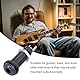 6,35 mm Stereo Klinkenbuchse, 2 Stück Stereo Klinkenbuchse, Mit 3 Poligem Gitarren Bass 1/4 Zoll Für Gitarre, Bassinstrumente, Zubehör, Schwarz