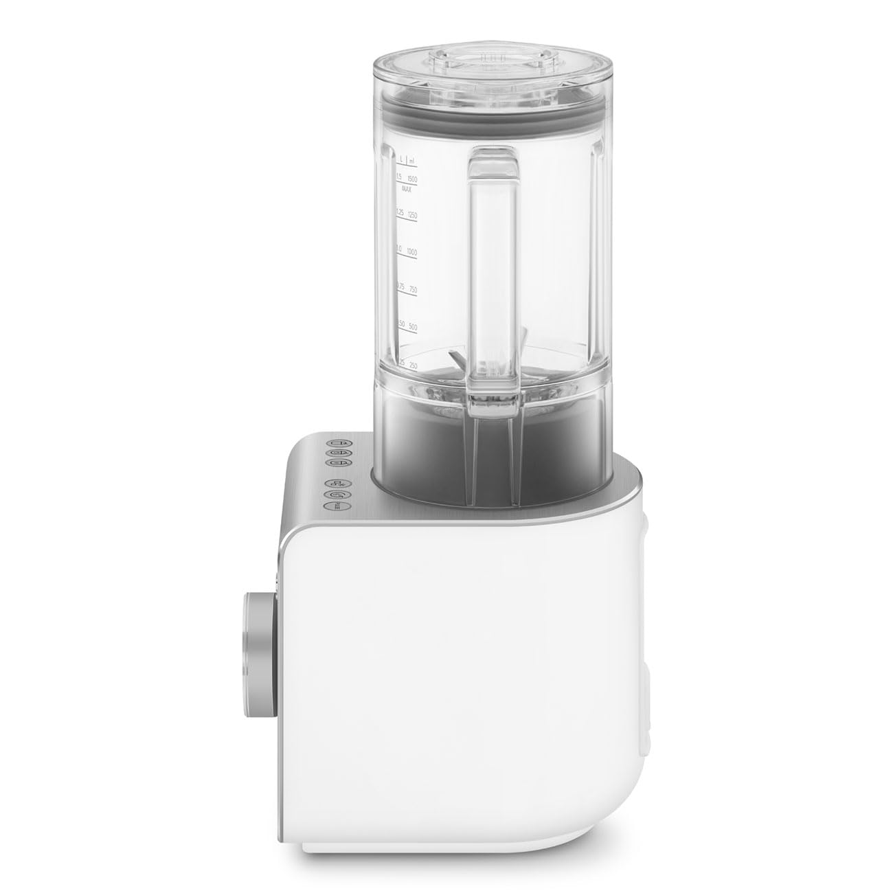 Smeg, Frullatore ad Alte Prestazioni BLC01WHMEU, con Accessori Inclusi e Funzione Pulse, 5 Programmi Preimpostati, 9 Livelli di Velocità, 2 Modalità, Caraffa Rimovibile, Potenza 1400W, Bianco