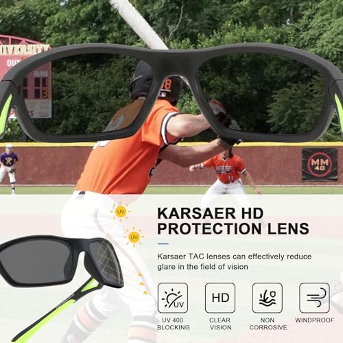 Karsaer Vision Kids Polarized Sports Sunglasses TPEE Unbreakable Glasses for Girls Boys Age 3-8 Cycling Running3