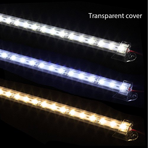 Barra rígida LED 10 piezas 50 cm blanco cálido DC12V miniatura 5