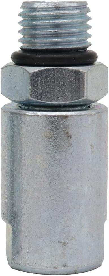 LockNLube Grease Gun Hose Swivel - Fine Threads (7/16”–28) For Dewalt And Lincoln battery grease guns (Pack of 2)