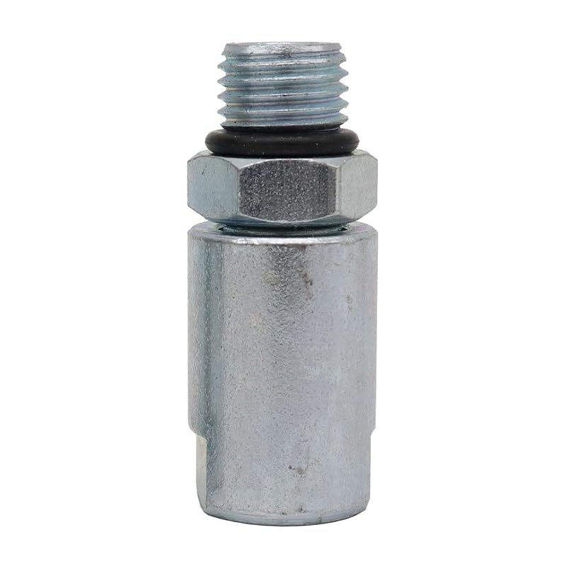 Junta giratória para mangueira de engraxadeira LockNLube, rosca grossa 7/16"-20 (11,1 mm), para Milwaukee, Ryobi, Ridgid e Alemite