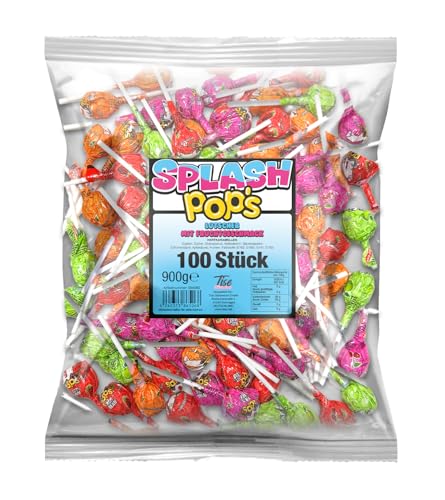 Tise Splash Pops Luscher Lollis 100 Stück (900g)