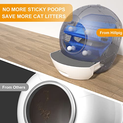Hillpig SelfCleaning Cat Litter Box Extra Large Automatic Cat Litter Box with APP Control