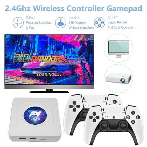 Fvbade [36800 in 1] W88 PRO Pandora Arcade Box Game Console mini Arcade Box Retro Gaming Console Plug and Play, 2.4g Dual Wireless Controllers Favorites List Category of Games - Thumbnail 3