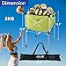 OLE ANDIGO Ball Cart,Volleyball Ball Cart with Wheels 26 Balls Portable Ball Cart,Ball Storage,Collapsible Sports Ball Equipment Cart for Volleyball, Rugby,Soccer【 Indoor Outdoor】