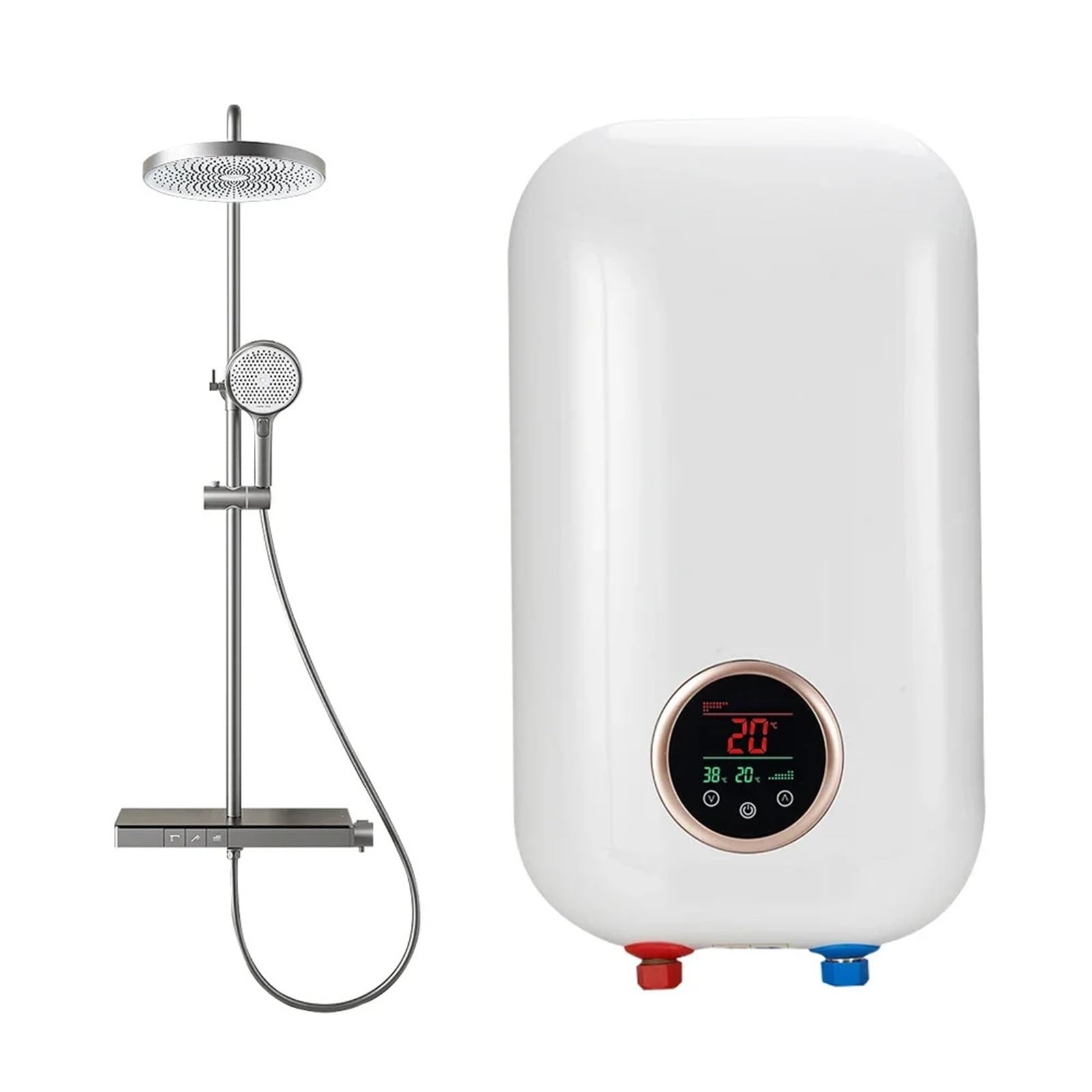Calentador de agua instantáneo, Calentador de agua eléctrico instantáneo for baño, cocina, debajo del fregadero, for ducha, escuela, apartamento y oficina