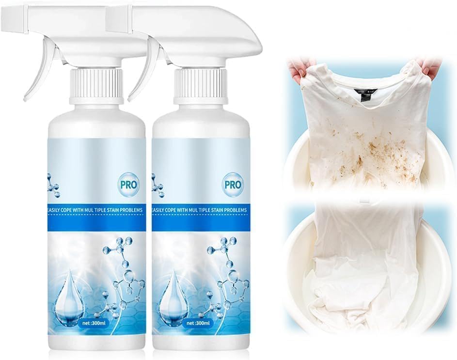 2025 Nuevo Removedor De Manchas,Potente Removedor De Manchas Para Ropa, Spray De Limpieza En Seco, Enzima Activa, Eliminación De Manchas En Aerosol De Limpieza En Seco (2)