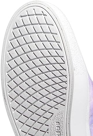 adidas Women's Vulc Raid3r Skateboard Shoes, White/Pink/Silver Metallic US 9 | Image 4