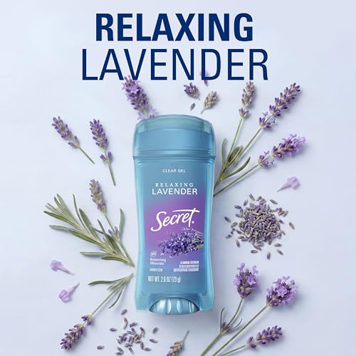 Secret Fresh Antiperspirant Deodorant for Women, 72hr Breathable Sweat & Odor Protection, Instant Freshness & Gentle, PH Balancing Minerals, Clear Gel, Relaxing Lavender Scent, 2.6 oz - image 8