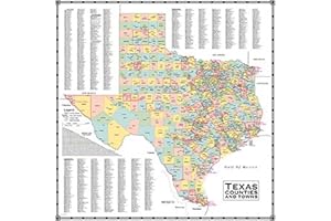 Texas Counties Map - An Extensive Guide for Travelers