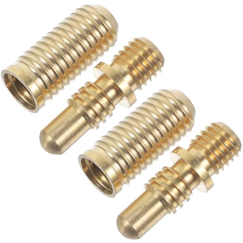 TOPBATHY Tornillos de Cobre para Tacos de Billar, Juegos de 2 Tornillos de Unión y Extensión, Piezas de Reparación Resistentes para Varilla de Taco, Accesorios para Sala de Billar
