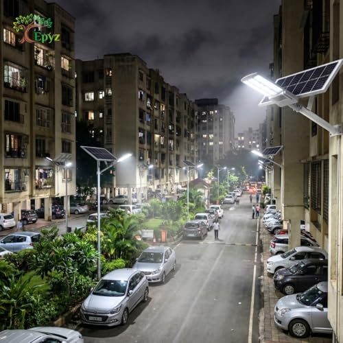 Image of Epyz 300W Semi-Integrated Solar Street Light, Cold White