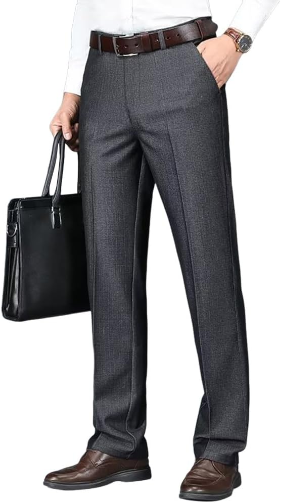 Pantalone Chino Hombre Casuales Slim Fit Pantalón Anchos Moda Elasticos Pantalóns Largo Trabajo Pantalones de Trabajo Pantalón Vaqueros