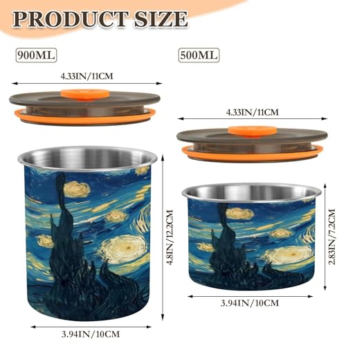 Envase hermético de acero para café Blueangle 500 ml miniatura 2