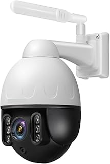 GUSAJ Floodlight Camera Auto Track 40x Zoom 5MP Security Camera Outdoor Wireless, AI Auto Track, Auto Flood Light, Color Night Vision