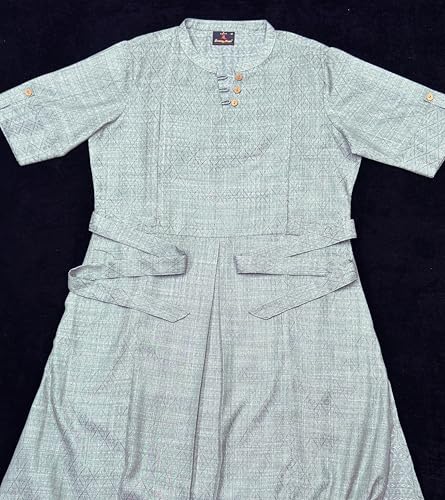 Image of DUMMY SHAPE Feeding Dresses for Women Full Set | Cotton Blend Maternity Kurta Pant Suit with Dual Nursing Zippers, Side Pocket to Pre & Post Pregnancy | Mom to Be Gifts