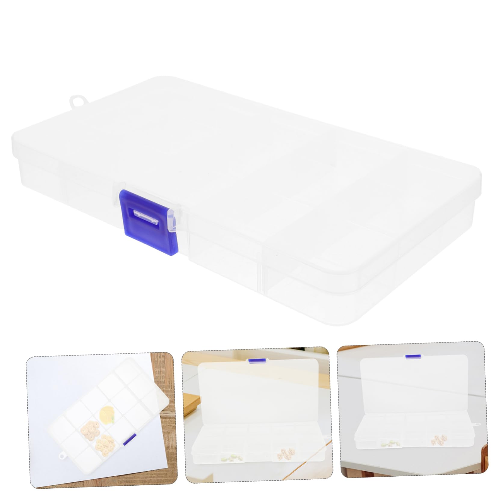 DOITOOL Box Rabbit Snack Box Hamster Fishing Hook Organizer Pets Treats Container Multifunction Element