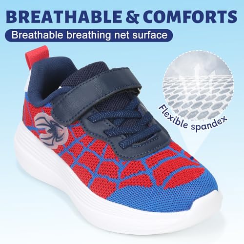 Sporty Boys Sneakers Lightweight Breathable Running Tennis Cartoon Heroes Shoes for Athletic Fitness Training Comfortable Supportive and Durable2