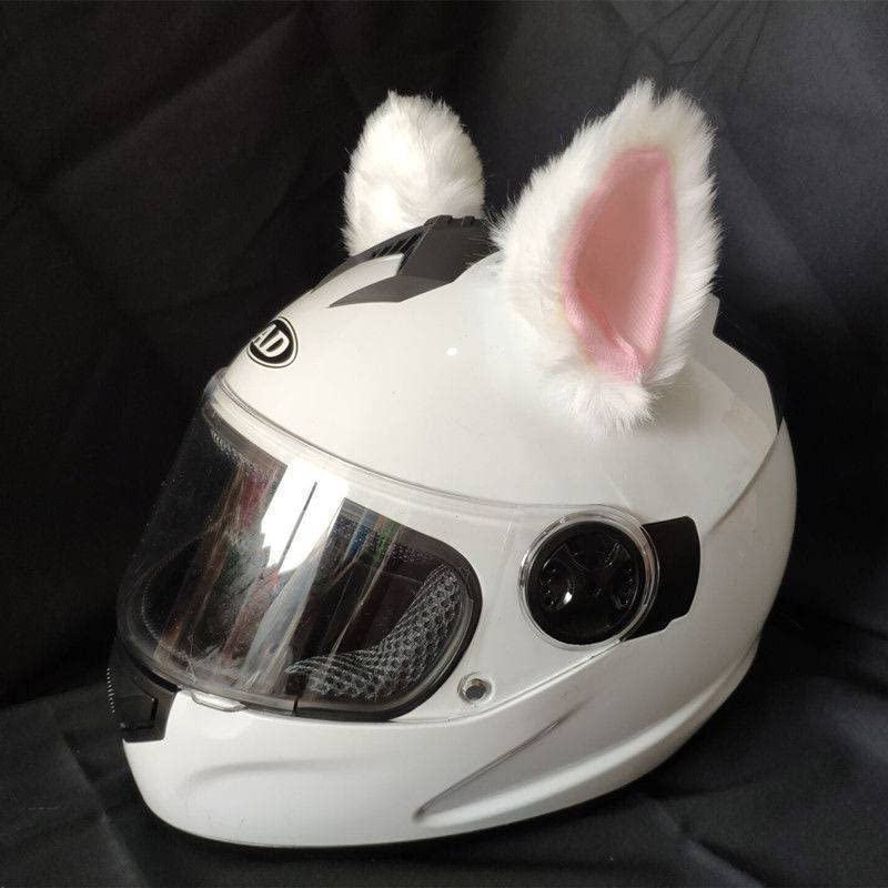 2 Orecchie Di Gatto In Peluche Per Casco - Accessorio Divertente Per Caschi Moto, Bici, Sci - Foto 4