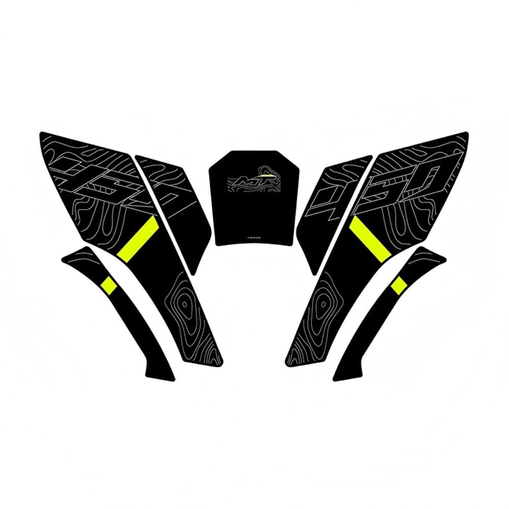 for CFMOTO 450MT 2024 Frosted Fuel Tank Sticker