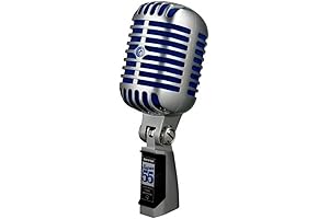 Shure 55SH Supercardioid Dynamic Vocal Microphone: Exceptional Sound Quality for Live Performers