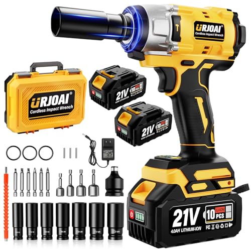 Cordless Impact Wrench - 590Ft-lbs (800N.m) Brushless 1/2 inch Impact ...