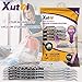 XUTAI Vacuum Storage Bags Space Saver Bags 12 Pack (4 Large,4 Medium,4 Small) for Clothes Clothing Travel Luggage Bedding Vacuum Seal Bags for Clothes Hand Pump