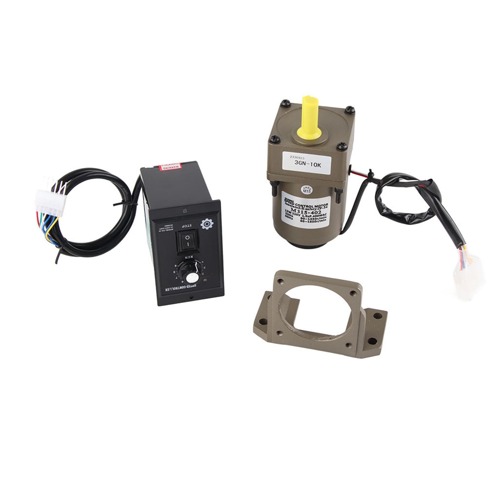 Motore di Marcia, M315-402 220V 15 W Motore di Marcia 220 V di Reversibile Regolabile con Staffa Controller (Rapporto di riduzione della velocità 10K)