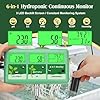 EZTOCH pH EC Continuous Monitor for Hydroponic, 6 in 1 WiFi EC PPM CF pH Meter, Digital pH TDS Temp Humidity Conductivity Monitor for DWC Hydroponic System, Aeroponic Gardening, Aquaponic #1