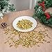 AiFanS Metallic Gold Vase Filler, 800 Plastic Gold Nuggets for Table Decoration & Centerpieces – Perfect for Home Décor, Weddings, Parties