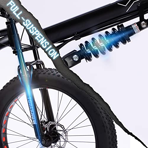 NENAGGE 27-Speed Full Suspension MTB