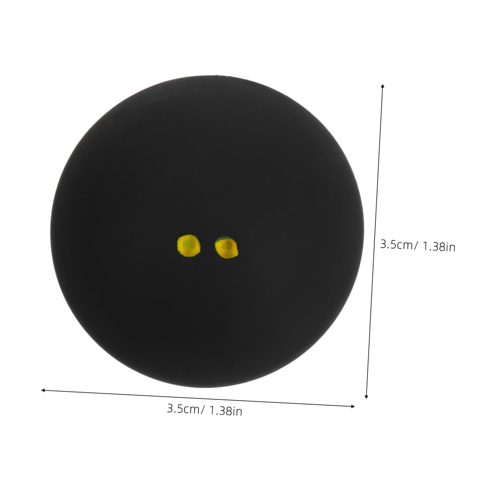 BCOATH Squash Training Ball Portable Compact for Baseball Field Hockey Bounce Balls