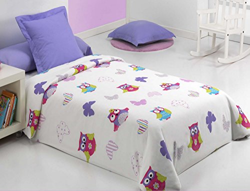 Reig Martí Funda nórdica, Lila, para Cama de 105 cm