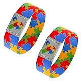 nakashare Autism Awareness bracelet | Elastic Wristband Autism Bracelet for Women & Men | Pack of 2 | Autismo Community Thoughtful Present