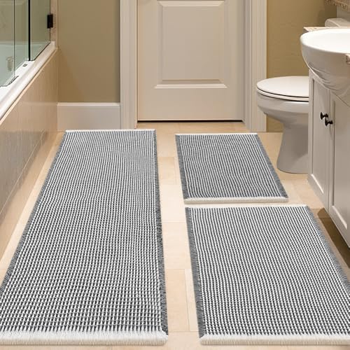 Woven Bath Mat Set