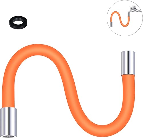 Manguera de jardín corta, extensión de manguera de jardín, manguera de espuma giratoria de 360, a prueba de salpicaduras de agua con conector de