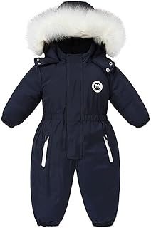 Bebé Niñas Traje de Nieve Mono Niños Impermeable Mameluco Chaquetas de Esquí Traje Niños Lana Abrigo Antivento Desgastar
