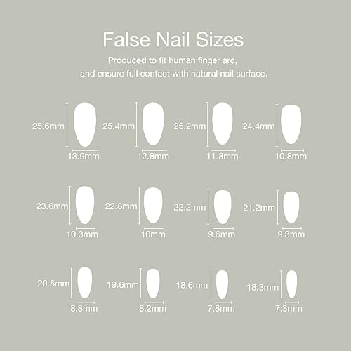 Miniatura 4 de SAGEBIO 24 uñas postizas a presión, uñas postizas de punta francesa, uñas acrílicas de cobertura completa para mujeres, salón de uñas, arte de