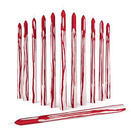 CANDWAX 12 inch Taper Candles Set of 12 Unscented Candles Taper