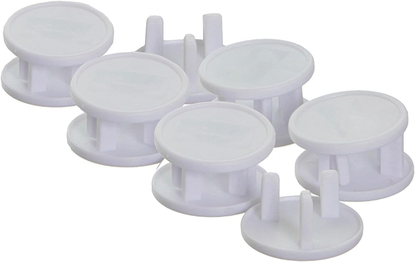 Dreambaby Home Baby Safety Socket Plug Covers - Electrical Outlet Protector Guard - 12 Pack - White - Model F18244