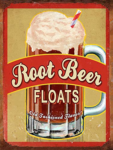 Amazon.com: SwanLace Root Beer Float Retro Vintage Metal Tin Sign