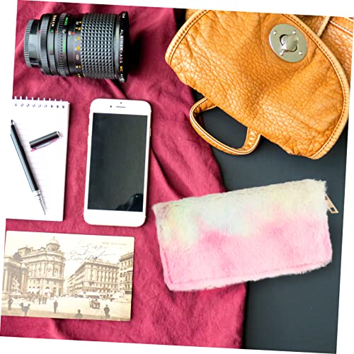 Homoyoyo Fashionable Women's Plush Rfid Wallet Zipper Purse Lady Handbag Stylish Zippered Wallet for Daily Use2