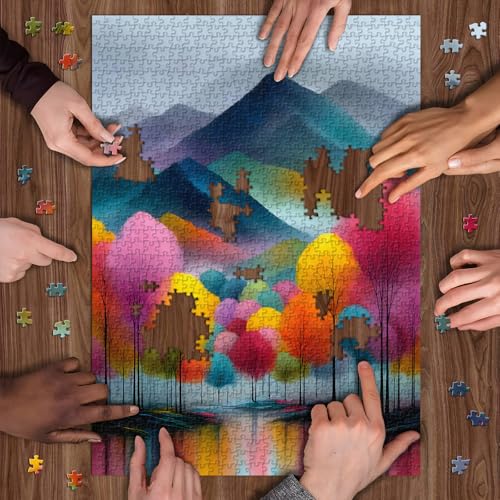 Puzzle Paisaje Colorido 16+ Anos miniatura 6