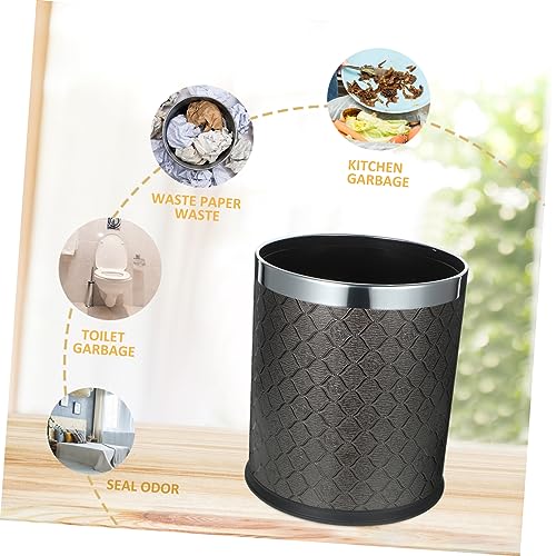 Cabilock Caneca de Basura Plástica Multifunción Negra miniatura 2