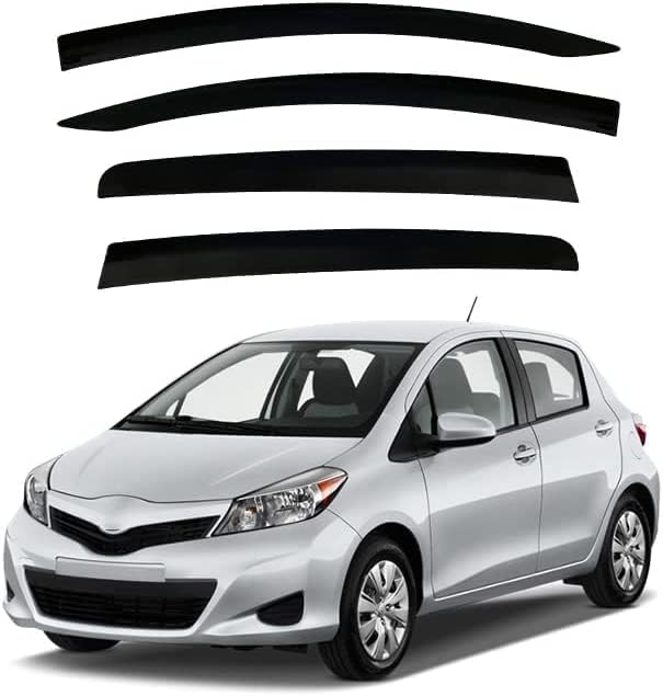 Déflecteurs vent pour Toyota VITZ XP130 2011-2020 lot de 4 pièces avant arrière