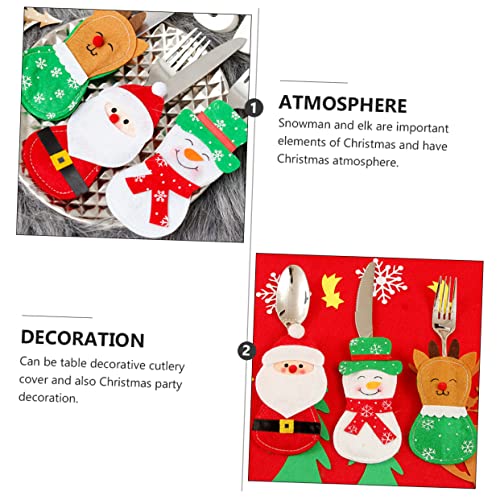 jojofuny 1 Conjunto De 6 Pçs Capas De Decoração De Férias Para Restaurante Porta-Festas Cozinhabolsa